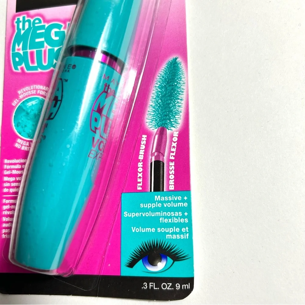 🆕 Maybelline Volum' Express The Mega Plush Mascara 271 Very Black